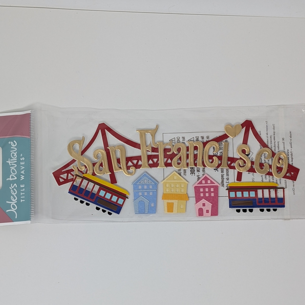 Jolee's Boutique Sticker San Francisco United States Scrapbooking